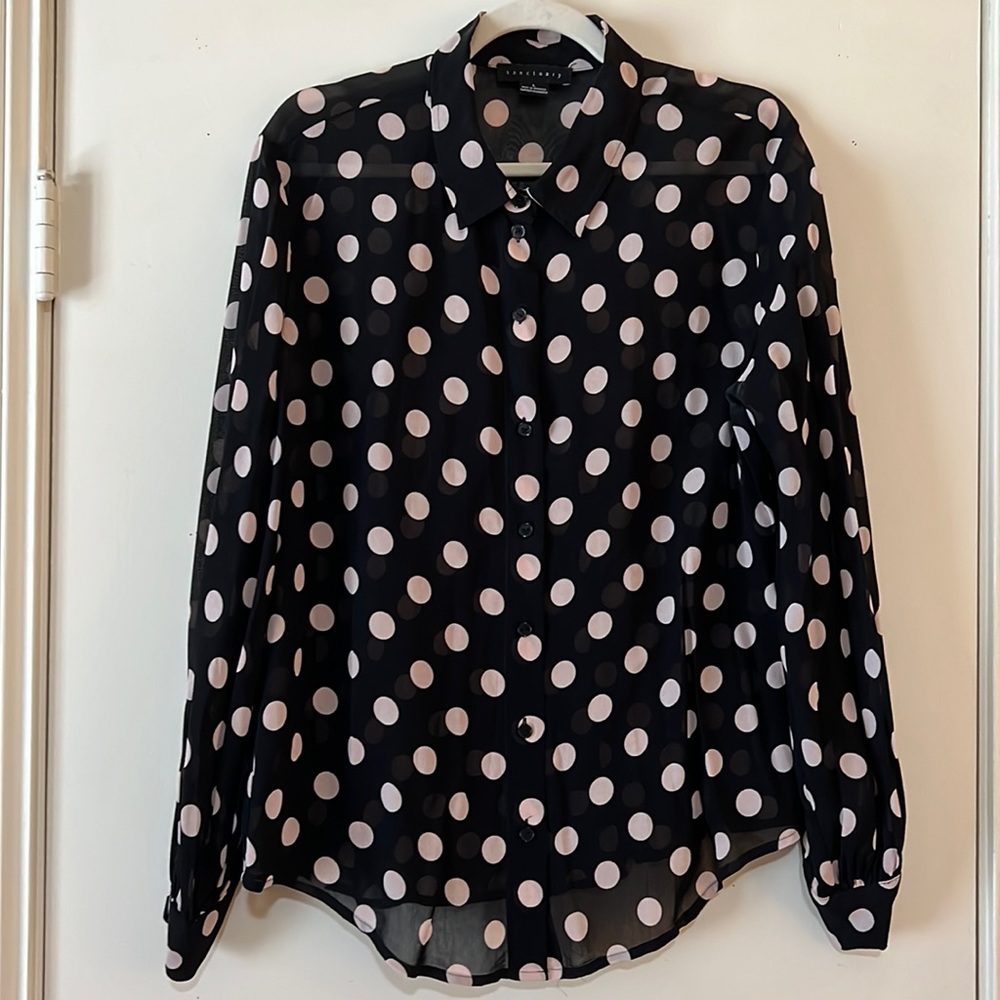 EVERYTHING MUST GO! Polka dot blouse